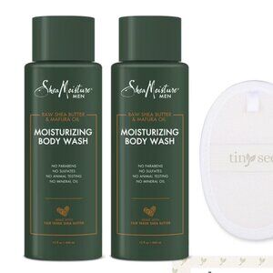 Shea Moisture Body Wash MEN Raw Shea Butter & Mafura Oil Moisturizing ONE BOTTLE